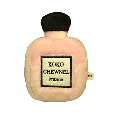 chanel perfume dog toy|Koko Chewnel France Perfume Durable Plush Dog Toy.